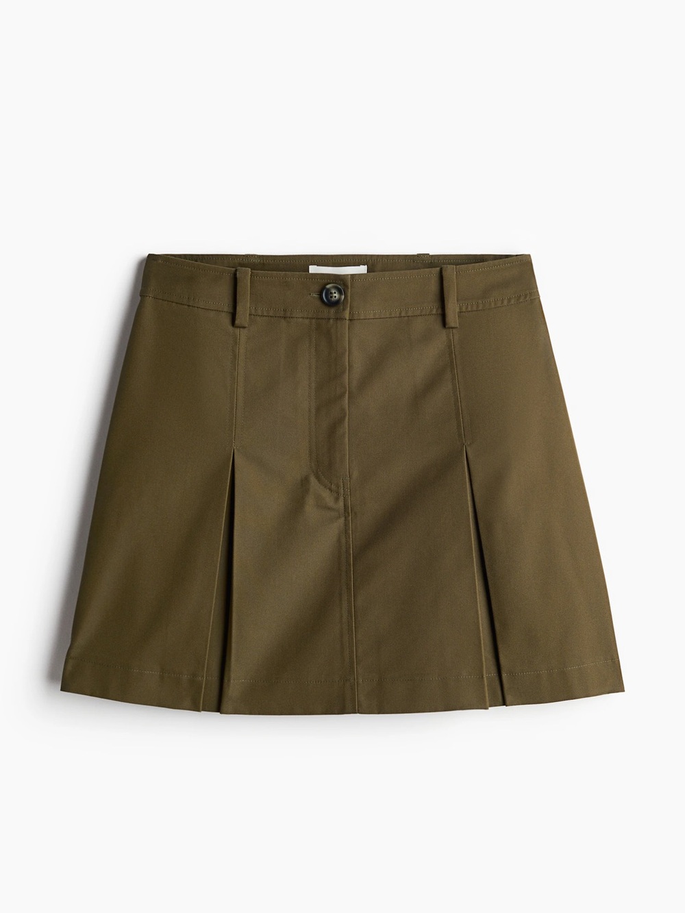 (NWT) H&M pleated twill mini skirt Size 10